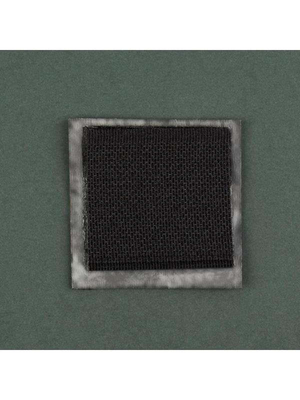 Шеврон на липучке «Красный крест», 4,7 × 4,7 см, цвет чёрный/красный