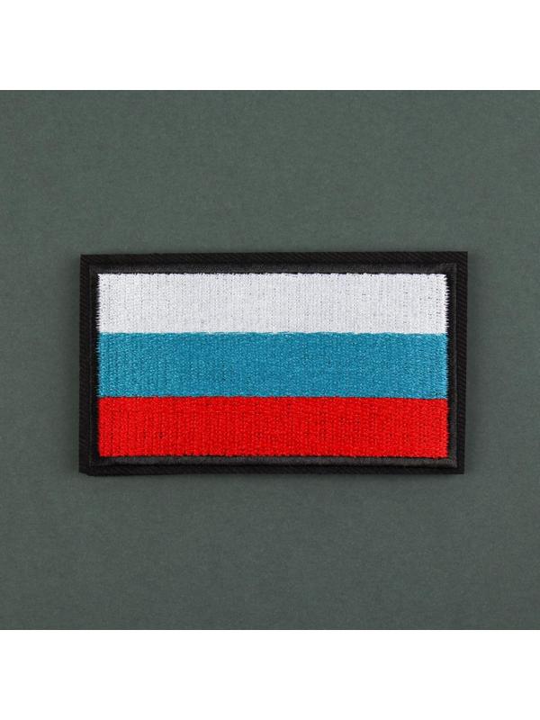 Шеврон на липучке «Флаг России», 9 × 5 см