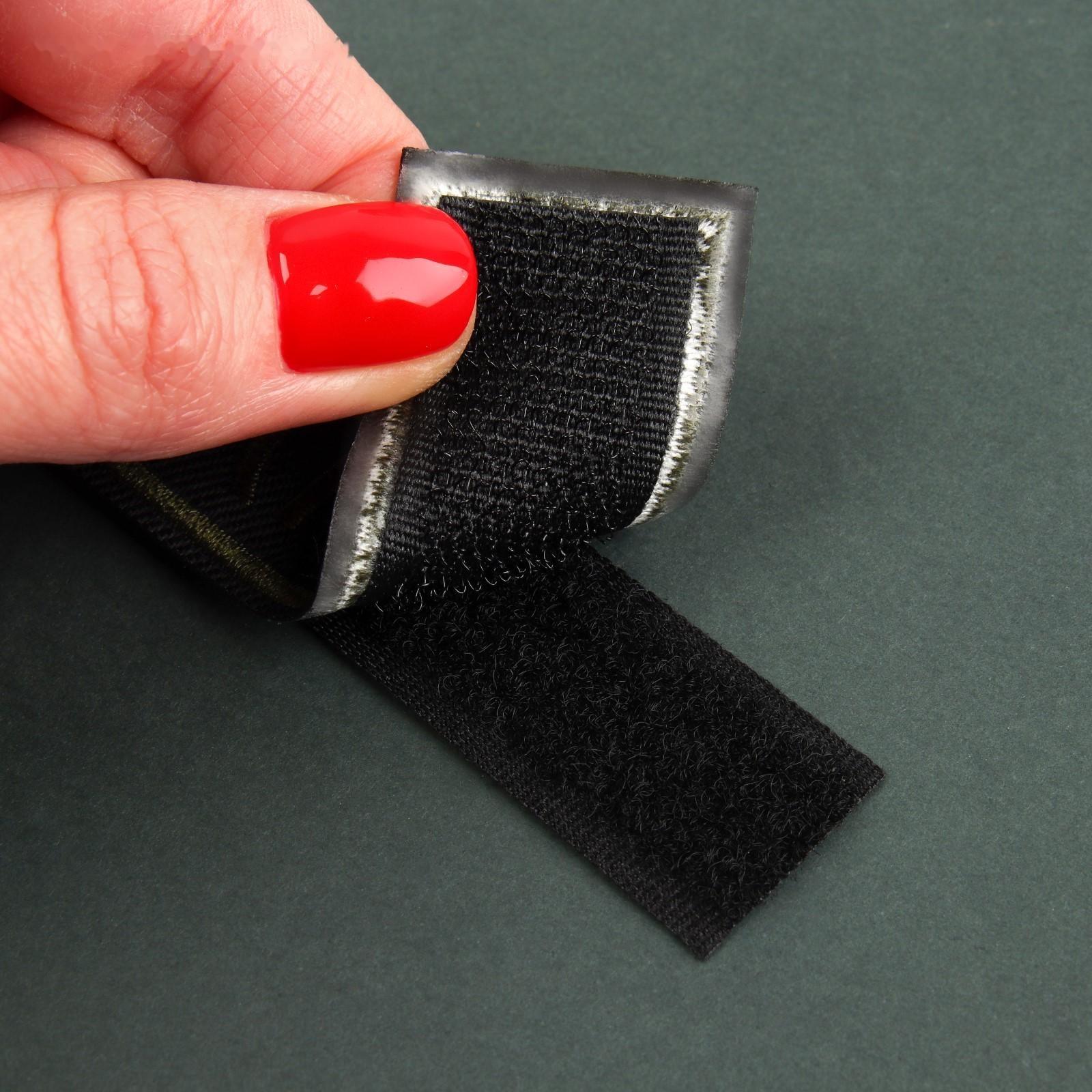 Шеврон на липучке «Группа крови II положительная», 12 × 2,55 см, цвет хаки