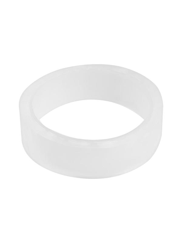 Лента клейкая ТУНДРА, прозрачная, двухсторонняя, 25 мм х 2 м