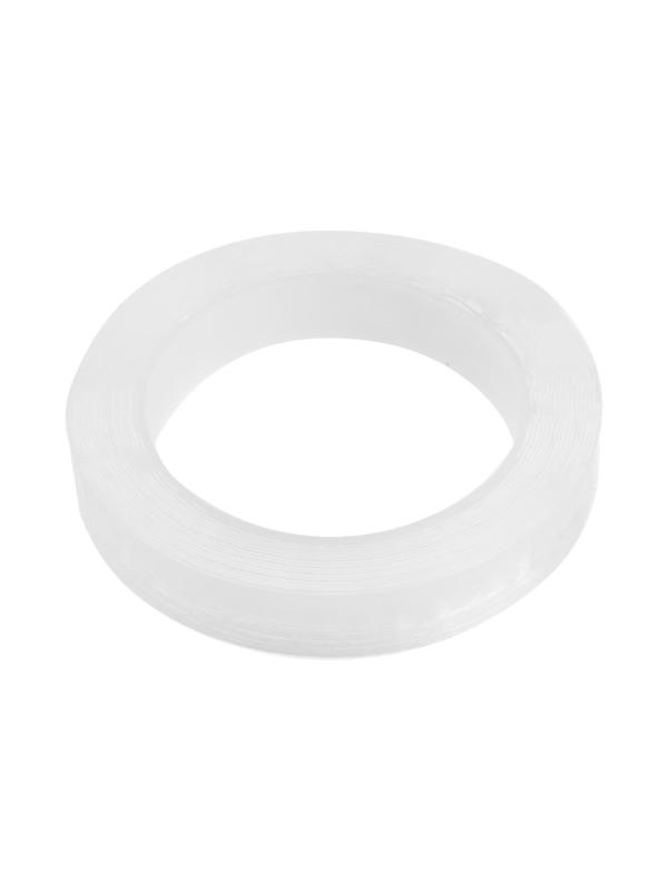 Лента клейкая ТУНДРА, прозрачная, двухсторонняя, 18 мм х 5 м