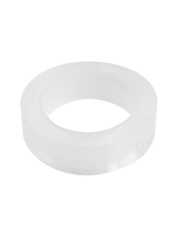 Лента клейкая ТУНДРА, прозрачная, двухсторонняя, 30 мм х 5 м