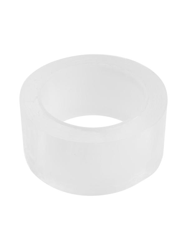 Лента клейкая ТУНДРА, прозрачная, двухсторонняя, 50 мм х 5 м