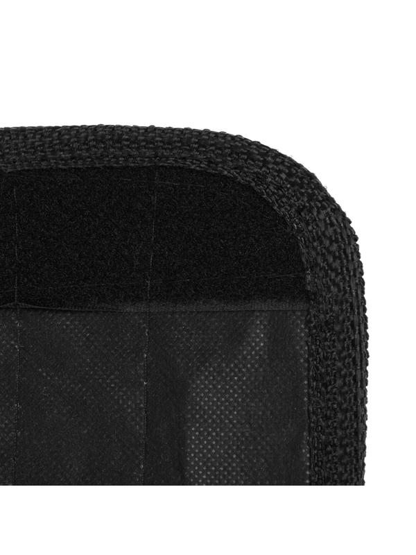 Органайзер саквояж в багажник автомобиля Cartage, оксфорд стеганый, 33 см, черный