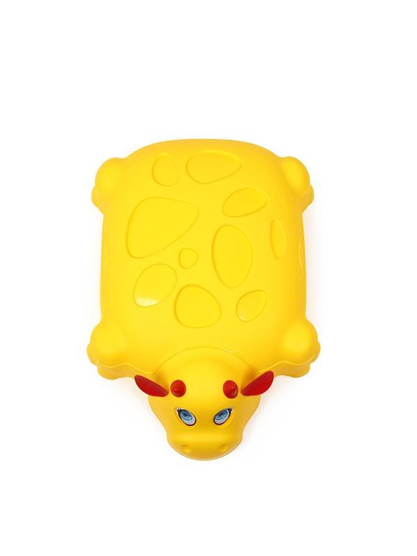 Песочница пластиковая, с крышкой, 116 × 83 × 30 см, «Коровка»