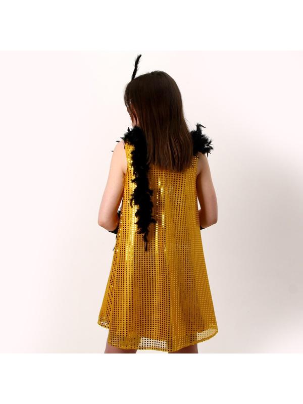 Карнавальный костюм «Гэтсби», цвет золотой, р. 42-44