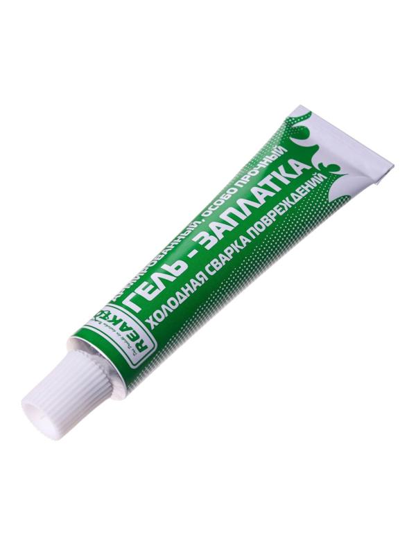 Армированная особопрочная гель-заплатка для изделий из ПВХ, цвет зеленый, 20 г, 15 мл