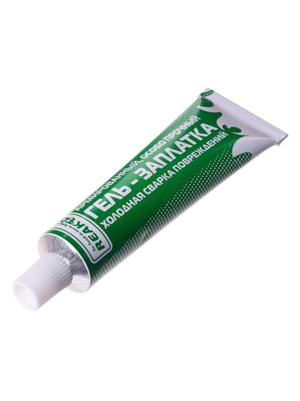 Армированная особопрочная гель-заплатка для изделий из ПВХ, цвет зеленый, 40 г, 30 мл