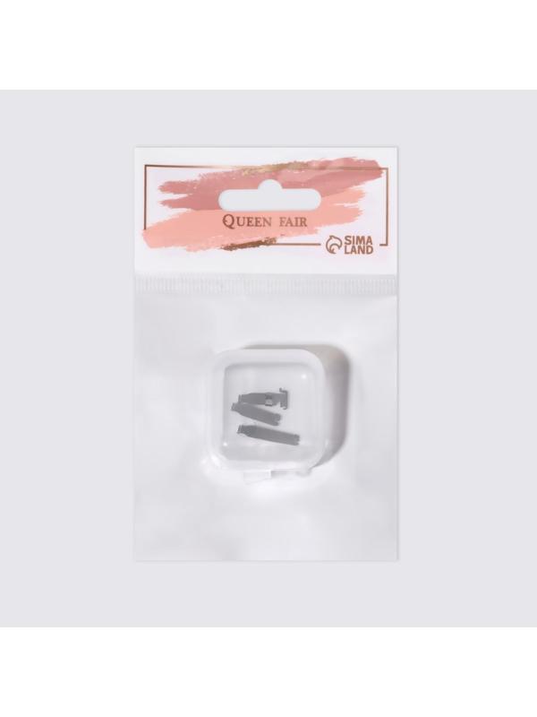 Корректор-фиксатор для вросшего ногтя, размер M, в пластиковом футляре, цвет серебристый