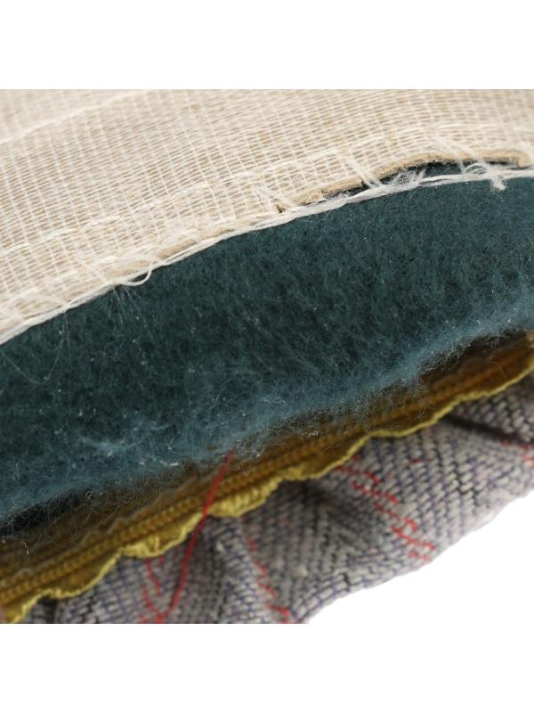 Краги сварщика спилковые ТУНДРА, комбинированные, пятипалые, телячья кожа, 270 мм, 200 г