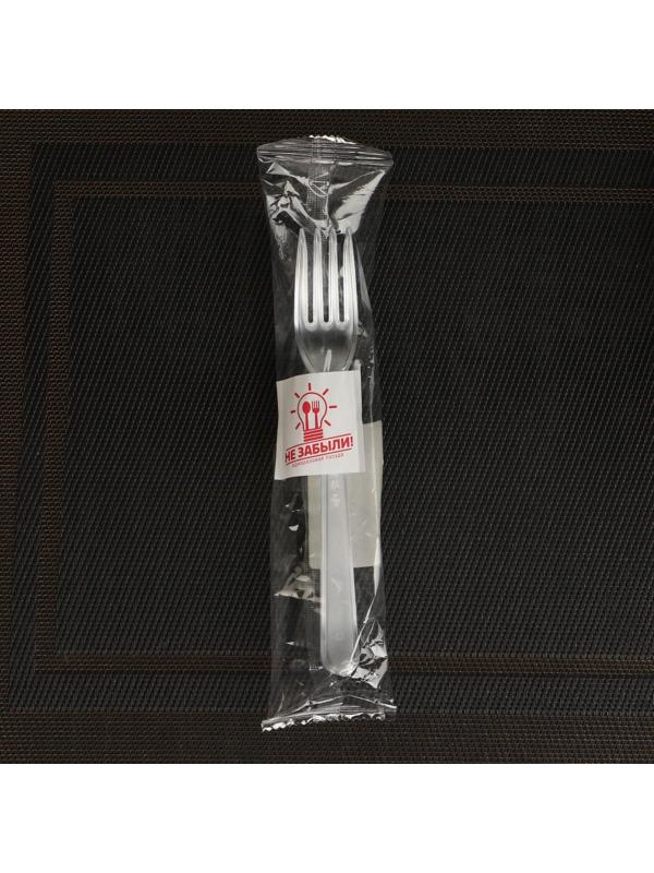 Вилка одноразовая 18 см 