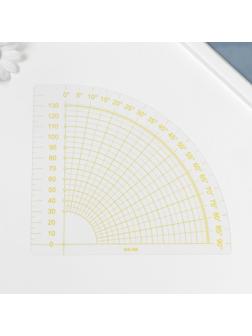 Линейка для пэчворка пластик 90°