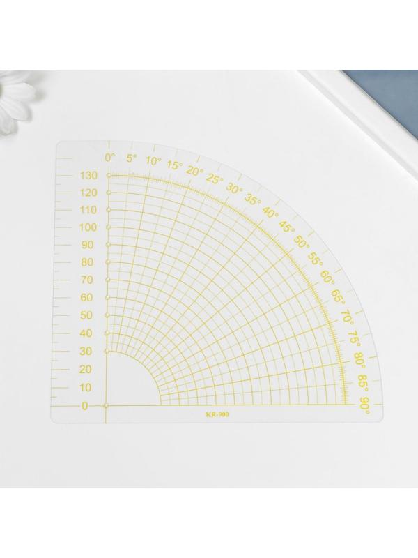 Линейка для пэчворка пластик 90°