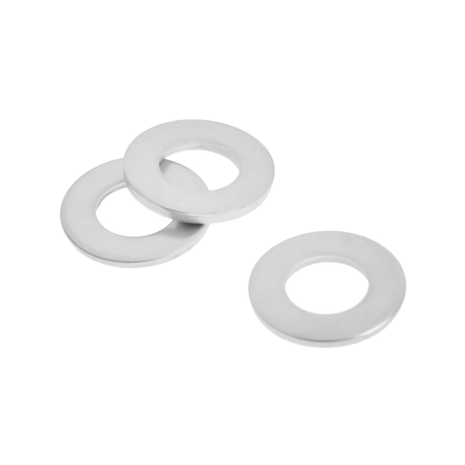 Шайба плоская ТУНДРА krep, DIN125, М8, цинк, 1 кг