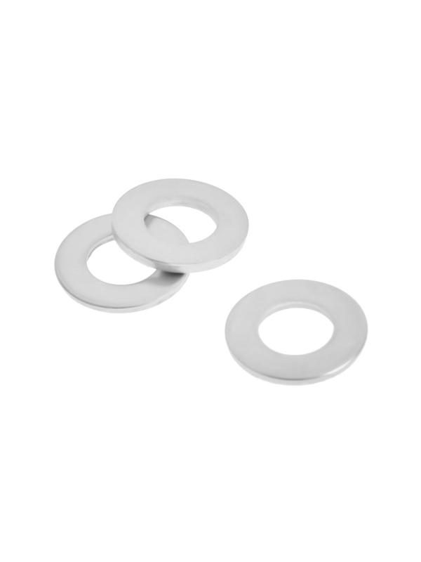 Шайба плоская ТУНДРА krep, DIN125, М8, цинк, 1 кг