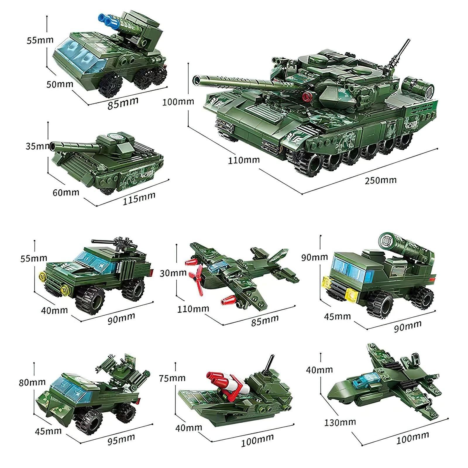 Конструктор Военная зона «Ракетная машина», 83 детали