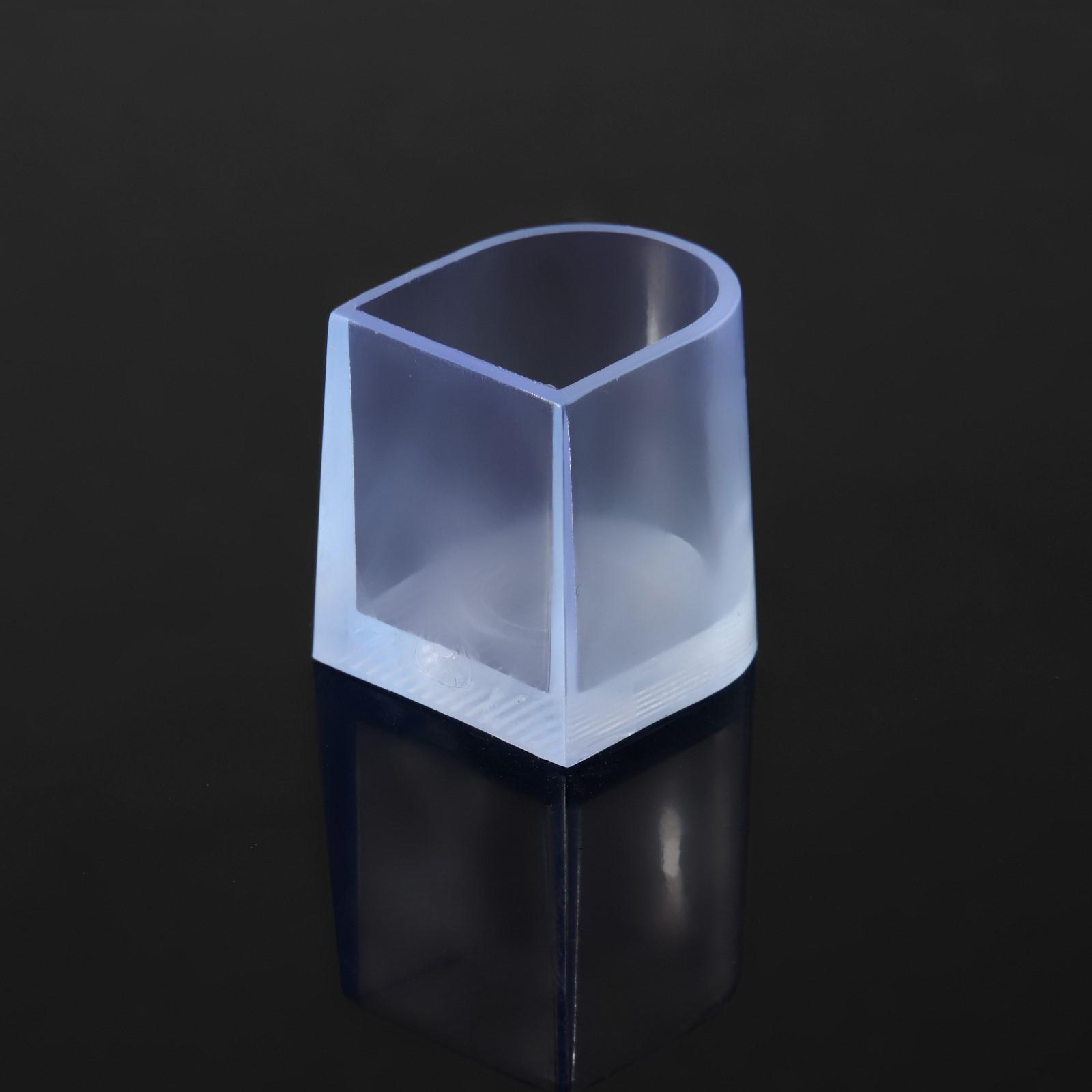 Накаблучники, размер М, 1,8 × 2 см, 2 шт, цвет прозрачный