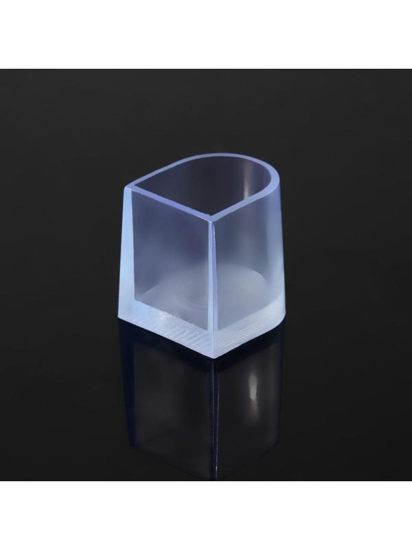 Накаблучники, размер М, 1,8 × 2 см, 2 шт, цвет прозрачный