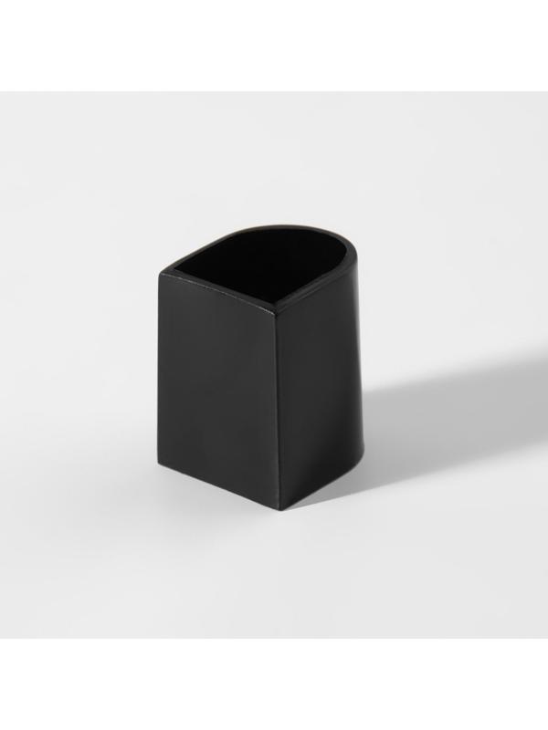 Накаблучники, размер S, 1,5 × 2,2 см, 2 шт, цвет чёрный