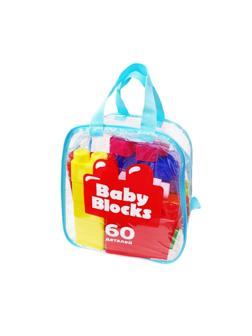 Конструктор пластиковый Baby Blocks, 60 деталей