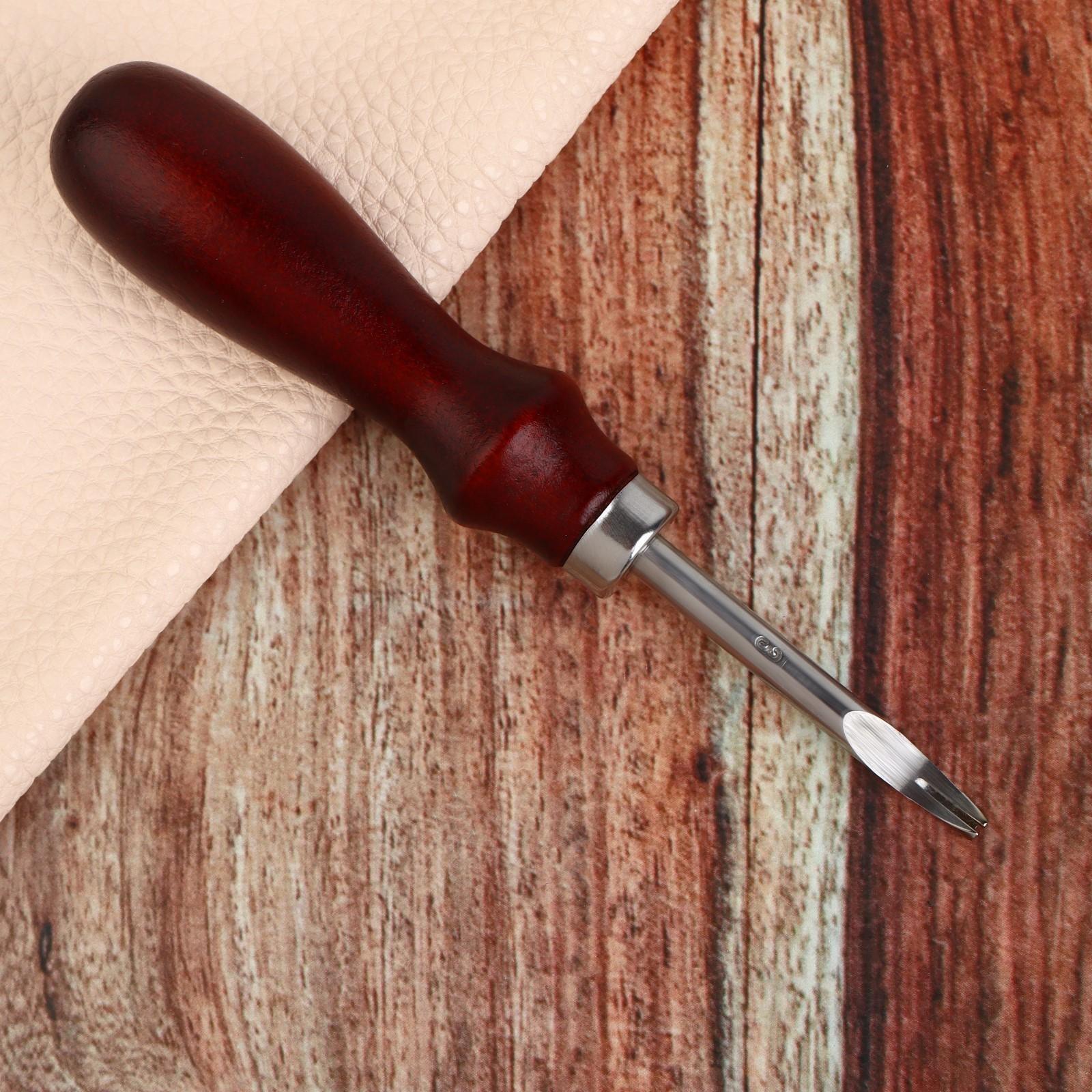 Торцбил-кромкорез для кожи, шаг 1 мм, 14,6 × 2,5 см