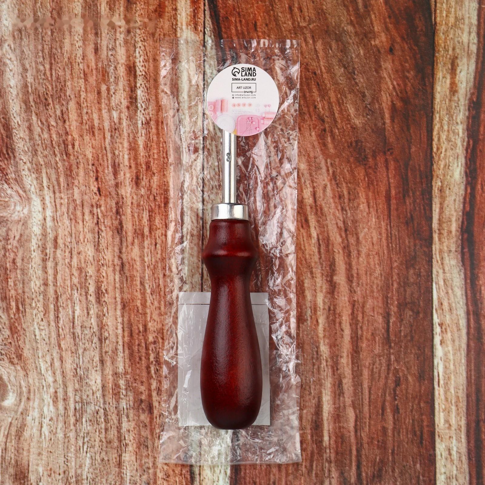 Торцбил-кромкорез для кожи, шаг 1 мм, 14,6 × 2,5 см