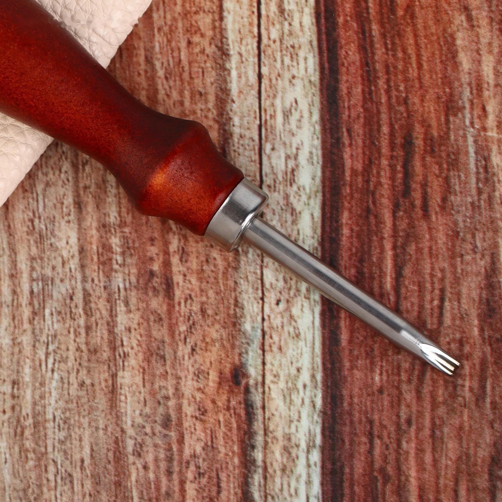 Торцбил-кромкорез для кожи, шаг 1 мм, 14,6 × 2,5 см