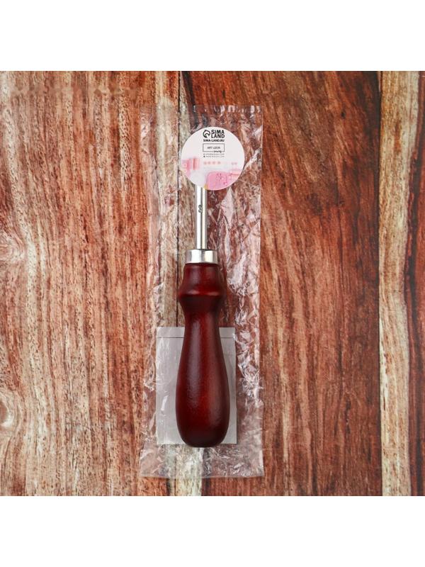 Торцбил-кромкорез для кожи, шаг 1 мм, 14,6 × 2,5 см