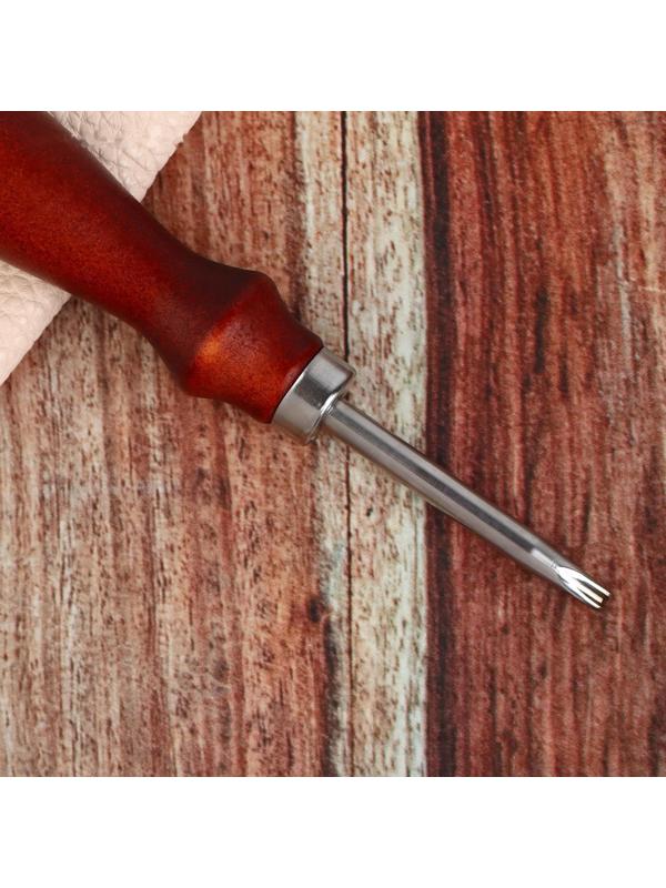 Торцбил-кромкорез для кожи, шаг 1 мм, 14,6 × 2,5 см