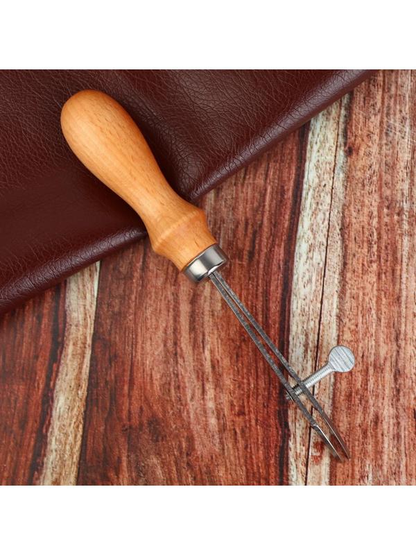 Разметчик-кризер для кожи, параллельный, регулируемый, 19,5 см