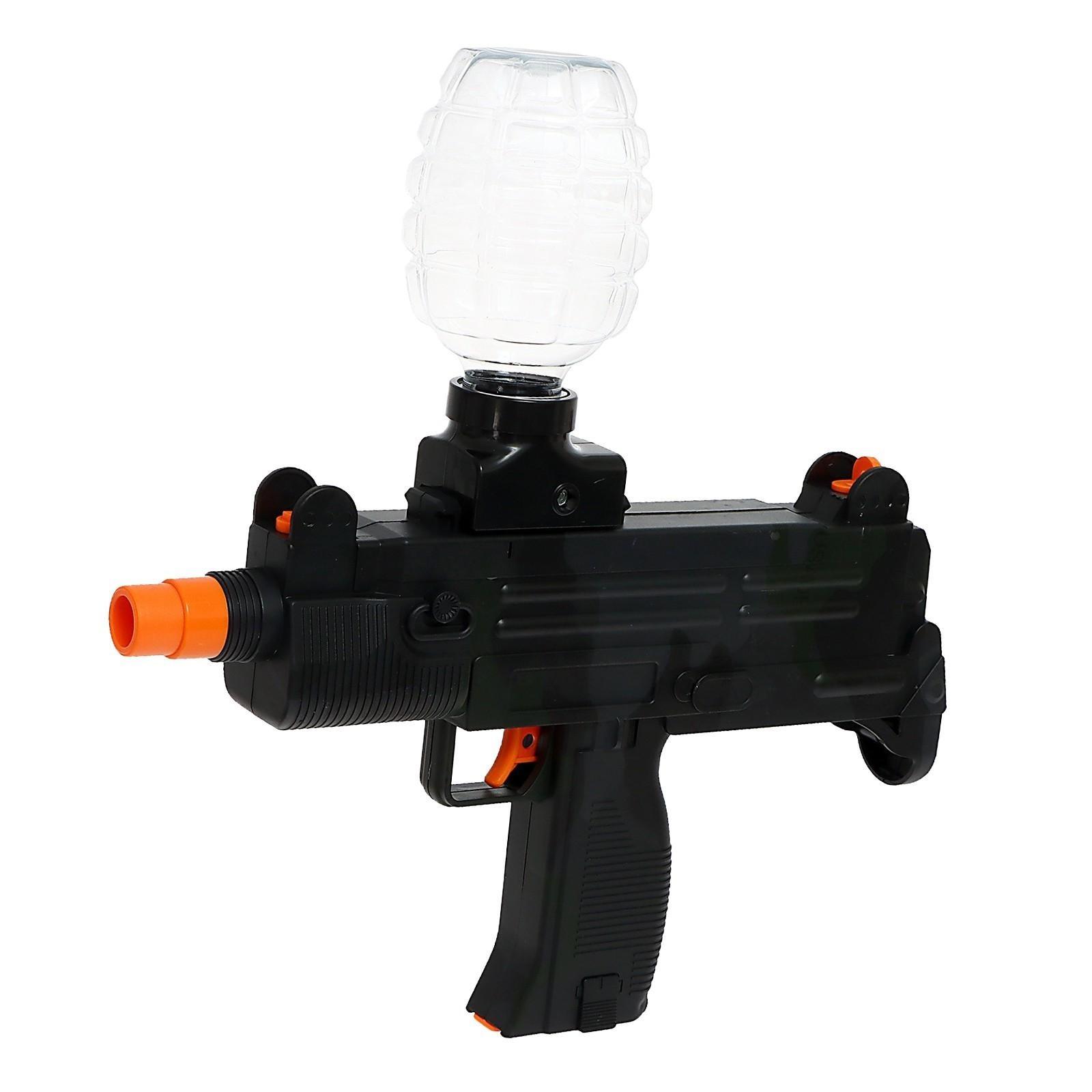 Автомат «Узи», стреляет гелевыми пулями, работает от аккумулятора, МИКС