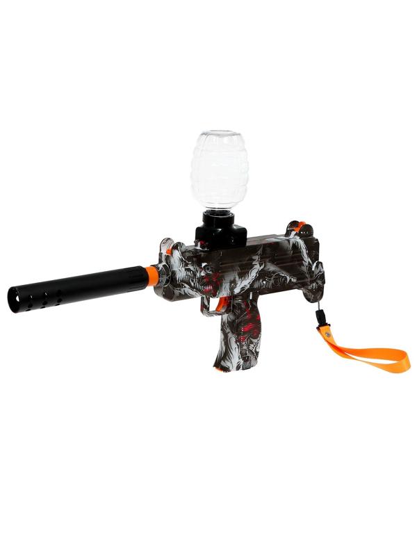 Автомат «Узи», стреляет гелевыми пулями, работает от аккумулятора, МИКС