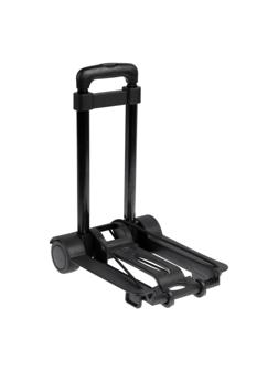 Складная тележка для покупок и багажа, до 30 кг, 250 × 330 × 445(960) мм, пластик/алюминий