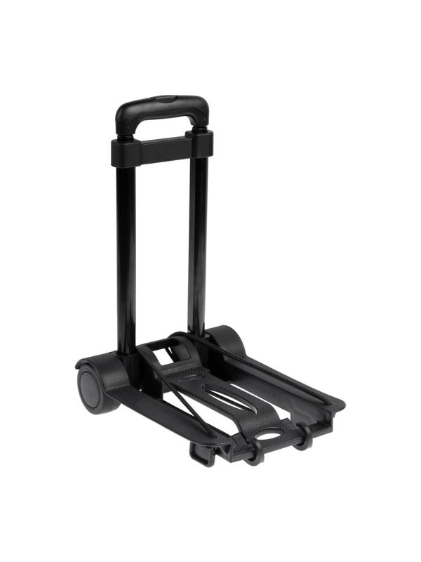 Складная тележка для покупок и багажа, до 30 кг, 250 × 330 × 445(960) мм, пластик/алюминий