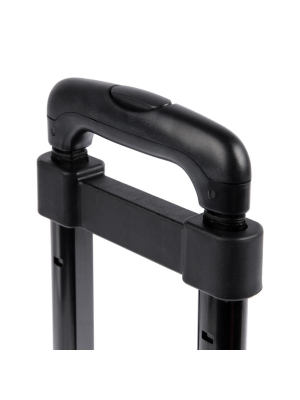 Складная тележка для покупок и багажа, до 30 кг, 250 × 330 × 445(960) мм, пластик/алюминий