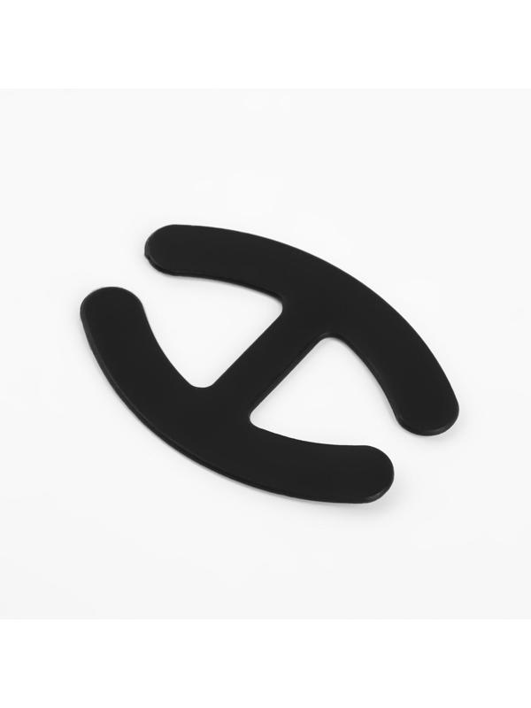 Набор фиксаторов для бретелей, 4,5 × 3,4 см, 3 шт, цвет чёрный/белый/бежевый