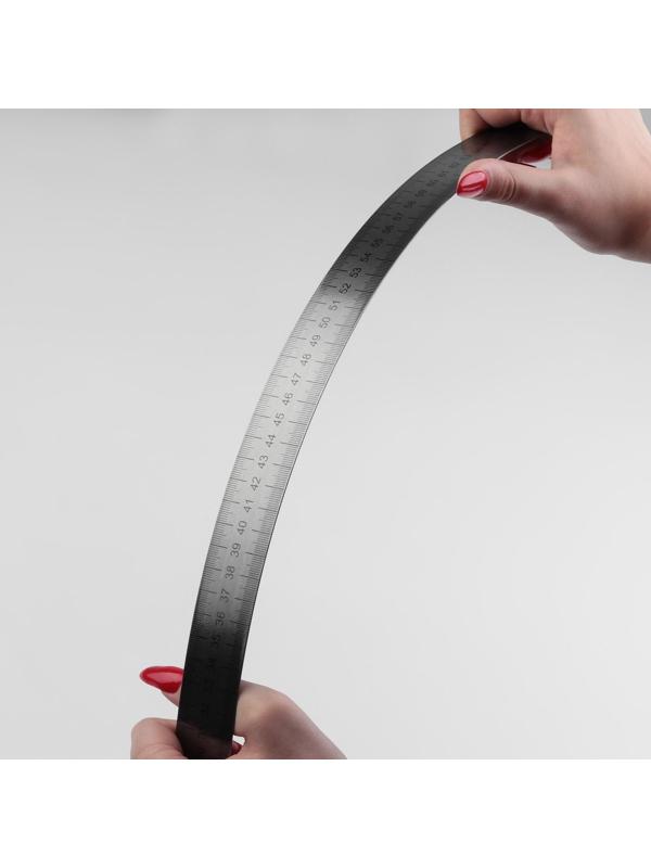 Метр металлический, 100 см (см/дюймы), толщина 0,8 мм