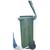 Контейнер-бак мусорный 120л с педальным приводом Г-образ зеленый МКТ 120 ПГ