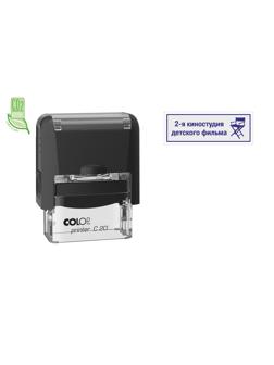 Оснастка для штампов NEW Printer C20 14x38мм пластик. корпус черный