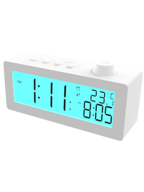 Часы-будильник Ritmix CAT-111 White