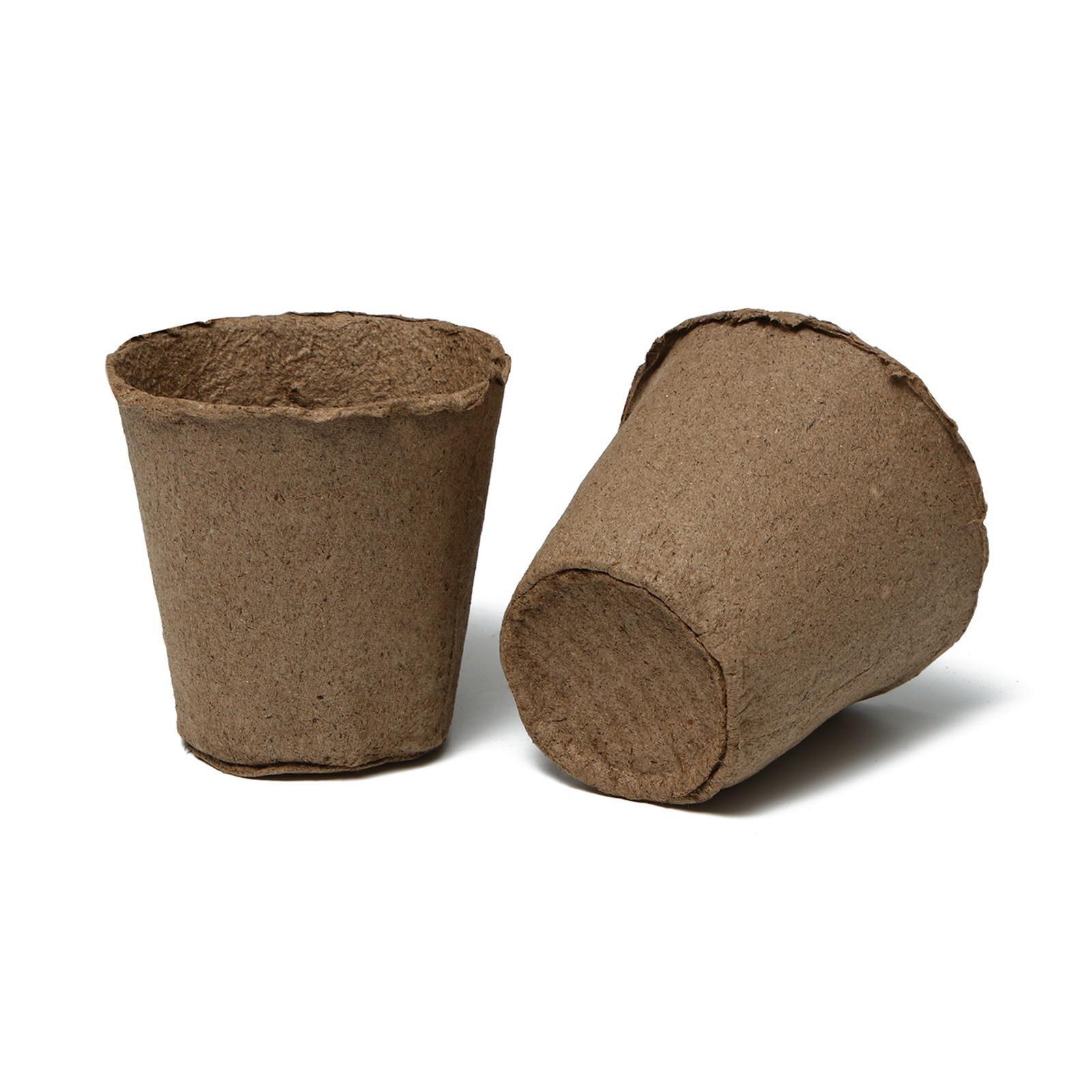 Торфяные горшочки для рассады, 500 мл, 11 × 11 см. / 10 шт.