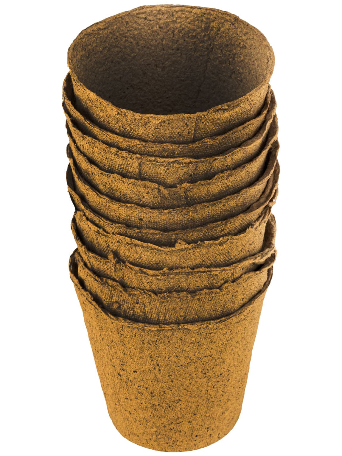 Торфяные горшочки для рассады, 500 мл, 11 × 11 см. / 10 шт.