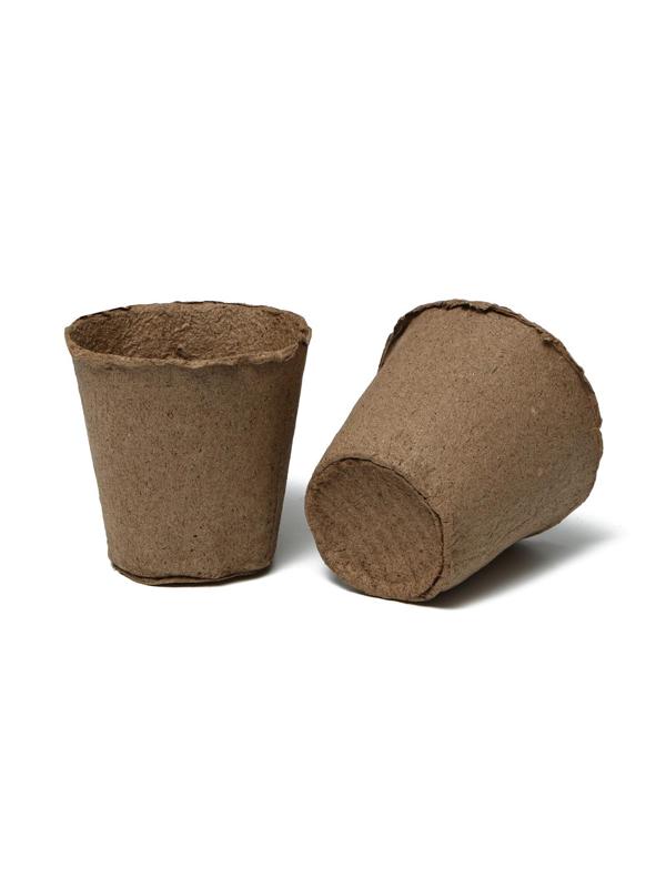 Торфяные горшочки для рассады, 500 мл, 11 × 11 см. / 10 шт.