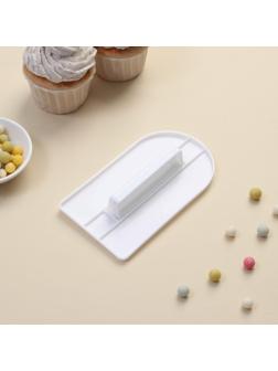 Утюжок кондитерский Доляна, 15×8×3 см, с ручкой