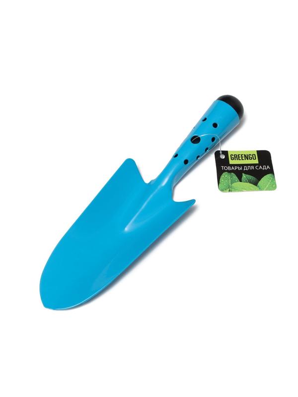 Совок посадочный, длина 29 см, ширина 10 см, цельнометаллический