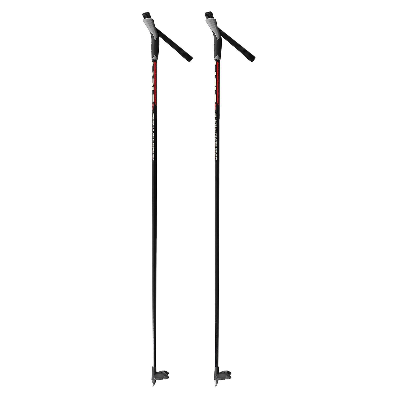 Палки лыжные стеклопластиковые БРЕНД ЦСТ, р. 125см, цвета МИКС