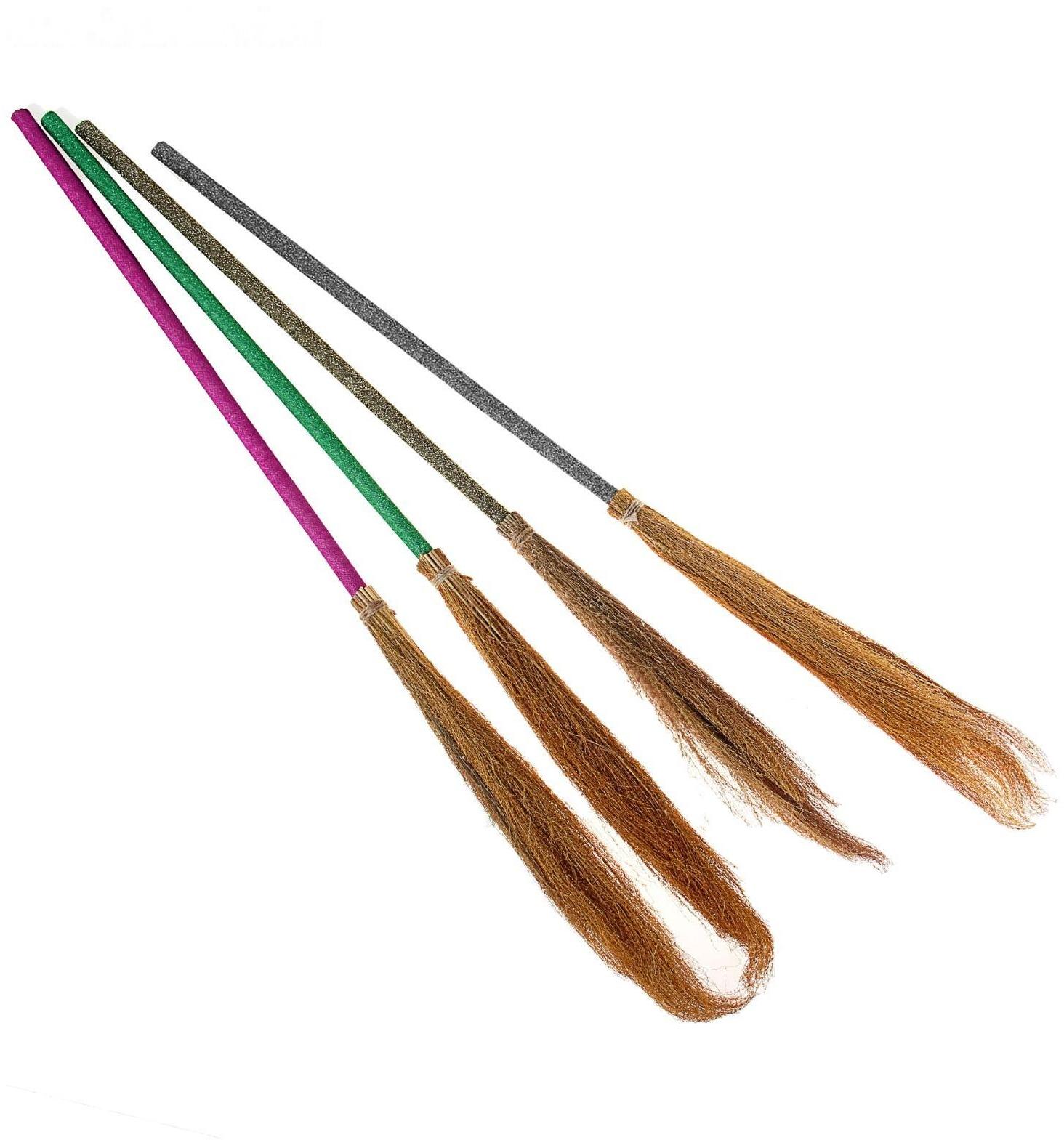 Метла «Баба-Яга», цветная ручка, 100 см