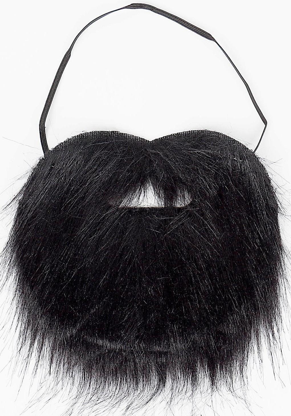 Карнавальная борода, 27х22 см, цвет чёрный