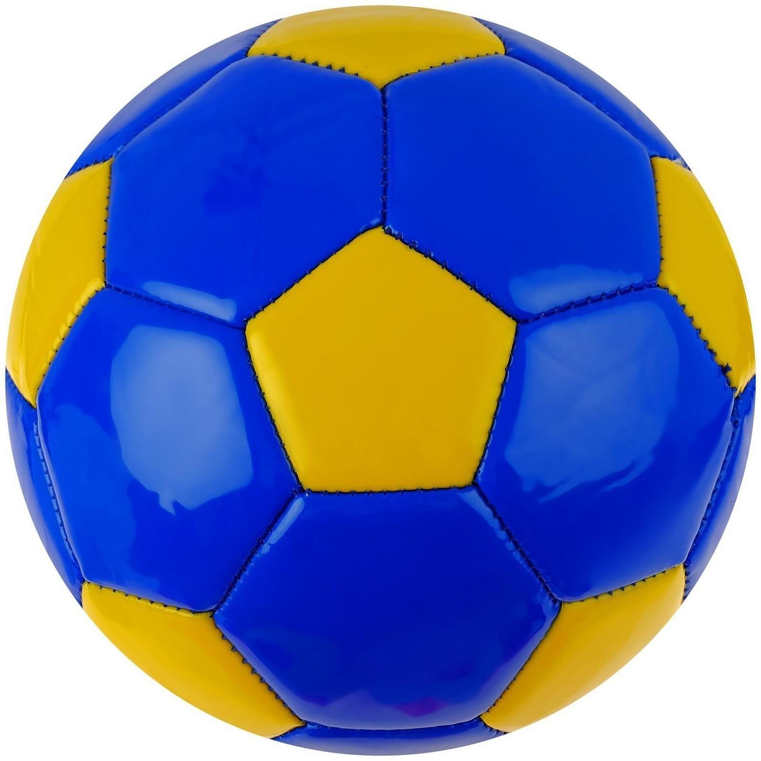 Мяч футбольный ONLYTOP, ПВХ, машинная сшивка, 32 панели, размер 2, цвета микс