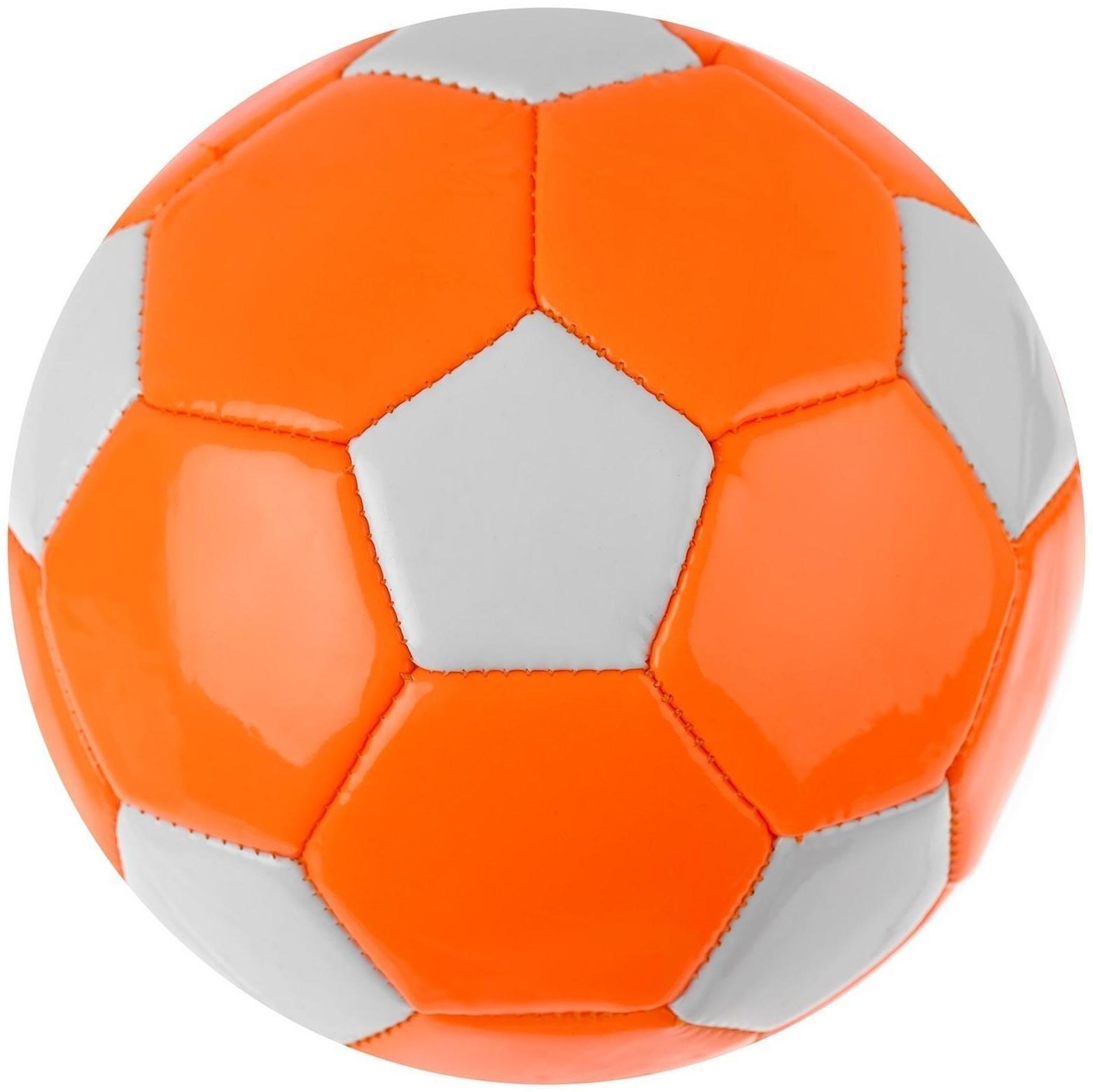 Мяч футбольный ONLYTOP, ПВХ, машинная сшивка, 32 панели, размер 2, цвета микс